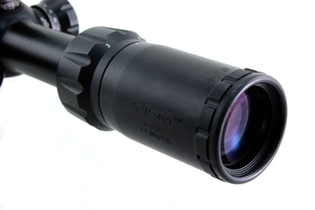Vism 3-9x42 Full-Size Scope with Integrated Red Laser and Mil-Do